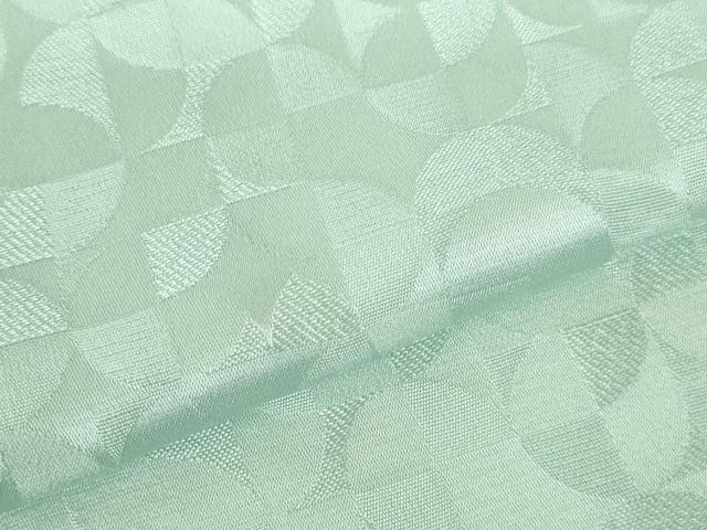 平和屋着物▽上質な色無地 単衣 抽象地紋 千草鼠色 正絹 逸品 DABH0225op