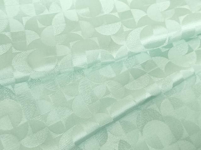 平和屋着物▽上質な色無地 単衣 抽象地紋 千草鼠色 正絹 逸品 DABH0225op