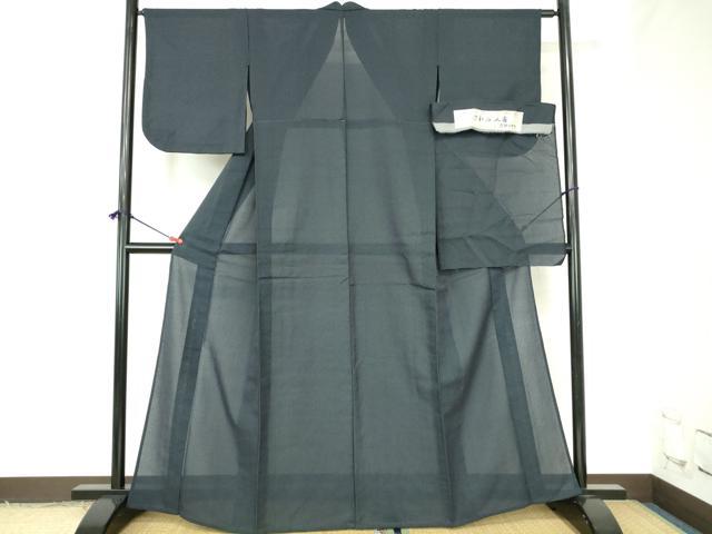 平和屋着物*夏物 さわみ上布 十字絣 証紙付き 正絹 逸品 DABH0232op
