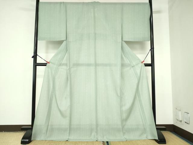 平和屋着物*夏物 江戸小紋 絽 吉祥花間道 ロング丈 正絹 逸品 DABH0235op