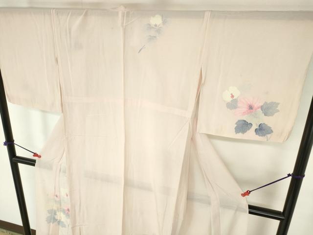 平和屋着物*夏物 訪問着 絽 友禅 草花 正絹 逸品 DABH0240op