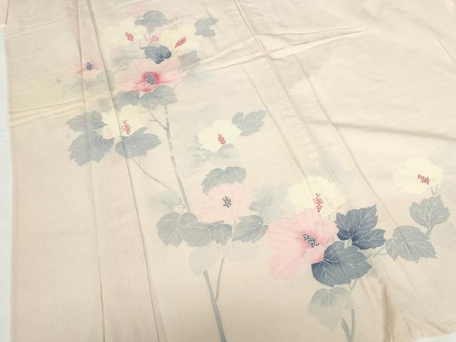 平和屋着物*夏物 訪問着 絽 友禅 草花 正絹 逸品 DABH0240op