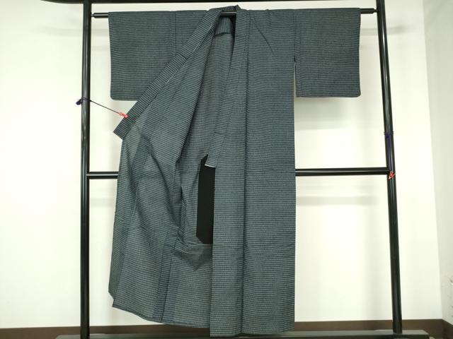 平和屋着物*夏物 小紋 抽象文様 DABH0242op