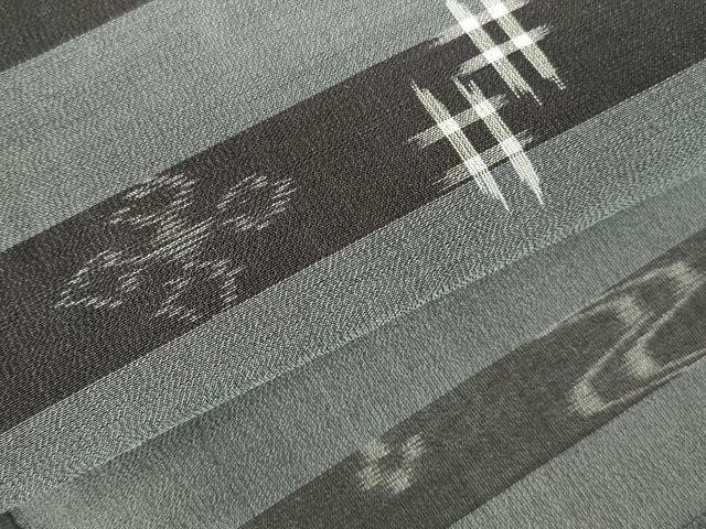 平和屋着物*夏物 本場琉球絣 夏琉球 正絹 逸品 DABH0265op
