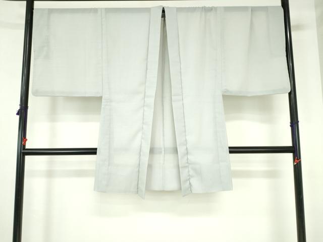 平和屋着物*夏物 男性 色無地・羽織セット 紗 白花色 キングサイズ 洗える着物 DABH0271op