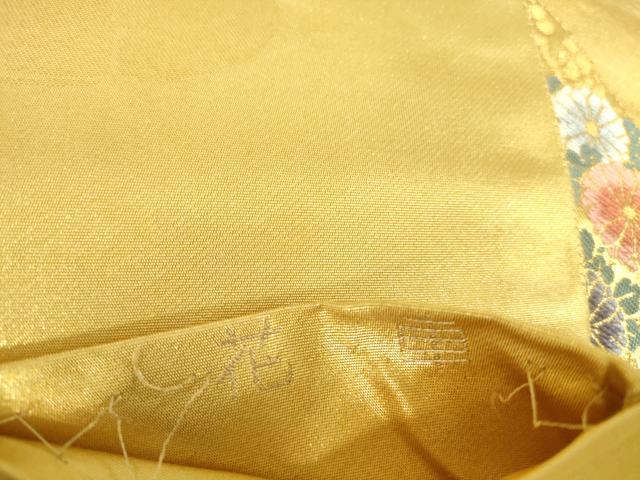 平和屋着物▼太鼓柄袋帯 花車 塗金引箔 正絹 逸品 DABH0347op