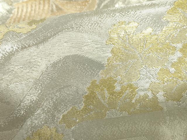 平和屋本店▼六通柄袋帯 古都の四季 弐拾四金九百錦 正絹 逸品 DABH0352op