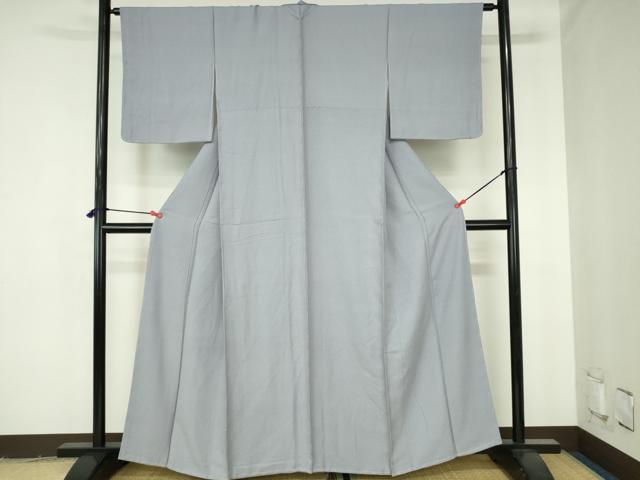 平和屋着物●上質な色無地 唐草地紋 淡藤色 正絹 逸品 未使用 DABH0372op