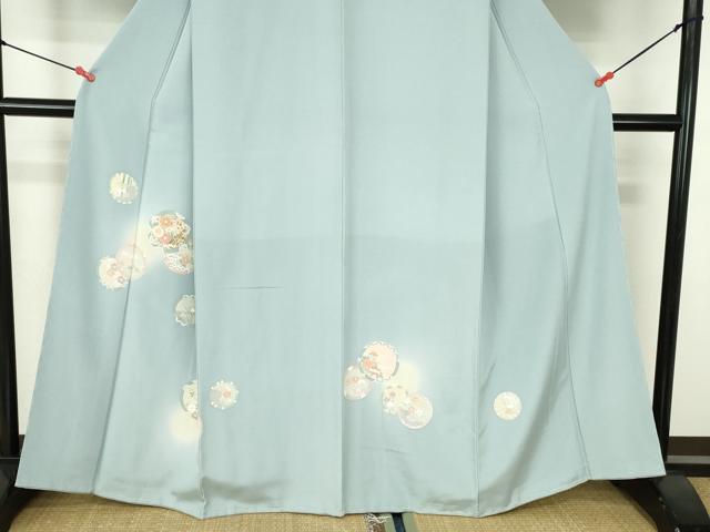 平和屋着物●訪問着 花丸文 蛍暈し 金彩 正絹 逸品 未使用 DABH0376op