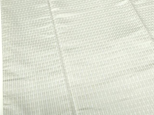 平和屋着物●上質なお召 抽象間道 正絹 逸品 DABH0393op