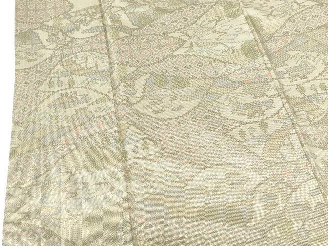 平和屋着物■本場大島紬 7マルキ 風景文 正絹 逸品 DABH0474op