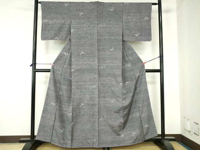 平和屋着物■小千谷紬 飛鳥文 正絹 逸品 未使用 DABH0477op