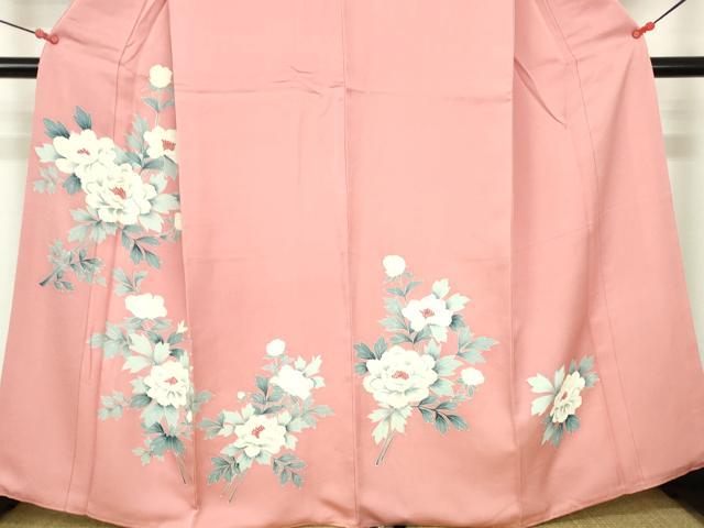 平和屋着物■訪問着 刺繍 牡丹 正絹 逸品 DABH0505op