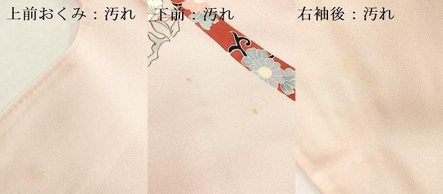 平和屋着物■訪問着 鬘帯花文 金彩 正絹 逸品 DABH0517op