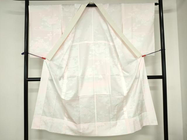 平和屋着物■長襦袢 無双仕立て 流水花地紋 暈し染め 洗える着物 DABH0522op