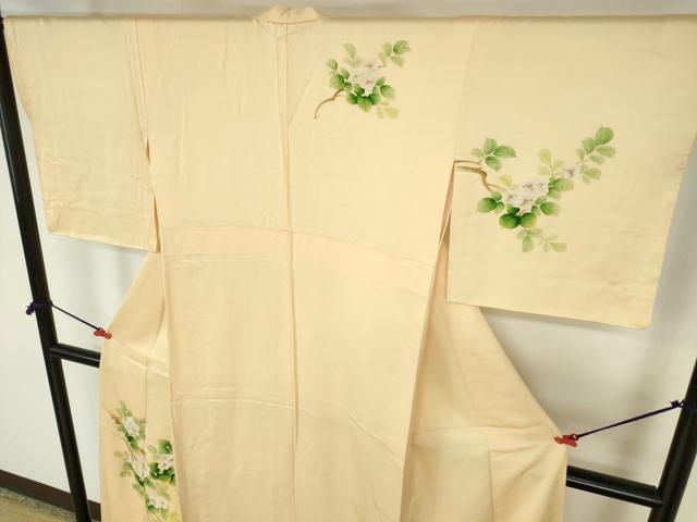 平和屋着物▼訪問着 草花 暈し染め 金彩 正絹 逸品 DABH0529op