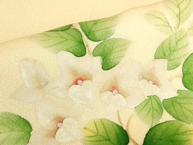 平和屋着物▼訪問着 草花 暈し染め 金彩 正絹 逸品 DABH0529op