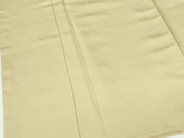 平和屋着物●上質な色無地 蒸栗色 ロング丈 正絹 逸品 DABH0585op