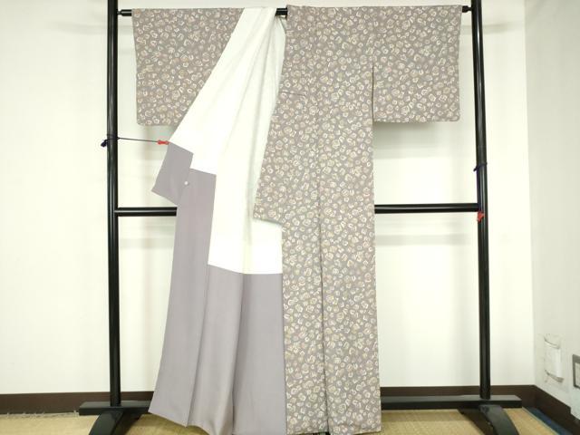 平和屋着物●上質な小紋 抽象文様 松屋扱い 正絹 逸品 DABH0607op