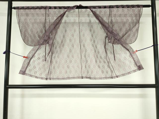 平和屋着物▽羽織 スリーシーズン 春夏秋 塵除け 総レース 花繋ぎ DABH0645op