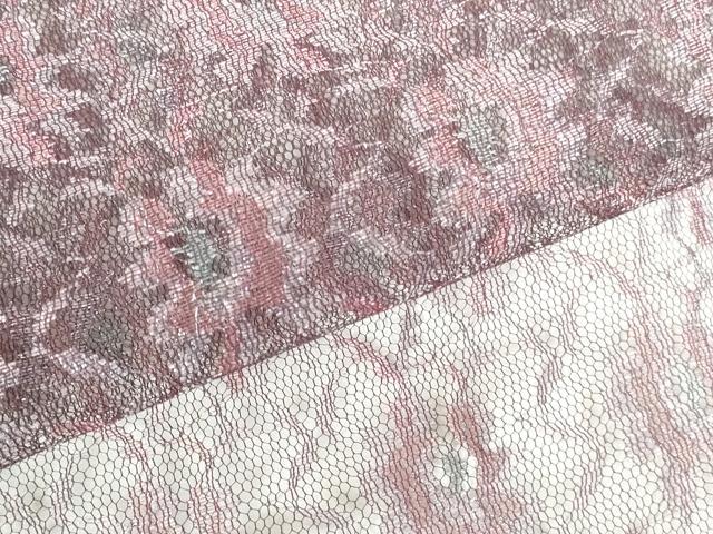 平和屋着物▽羽織 スリーシーズン 春夏秋 塵除け 総レース 花繋ぎ DABH0645op