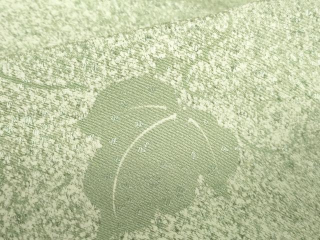 平和屋着物▽上質な小紋 単衣 蔦の葉文 暈し染め 正絹 逸品 DABH0670op