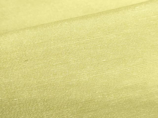 平和屋着物●上質な紬 青朽葉色 正絹 逸品 DABH0684op