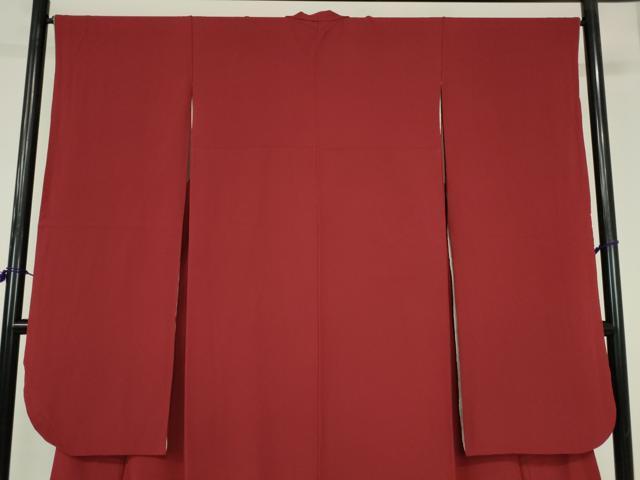 平和屋着物●豪華振袖 ボルドー色 正絹 逸品 DABH0730op