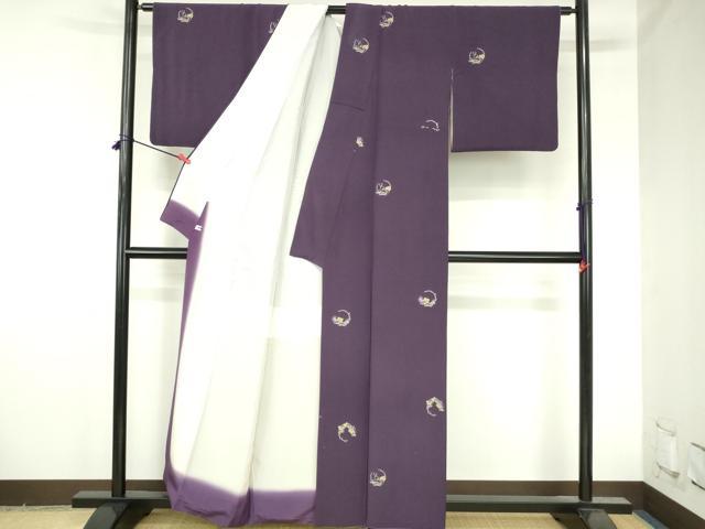 平和屋着物●上質な小紋 源氏香花文 金彩 正絹 逸品 DABH0768op