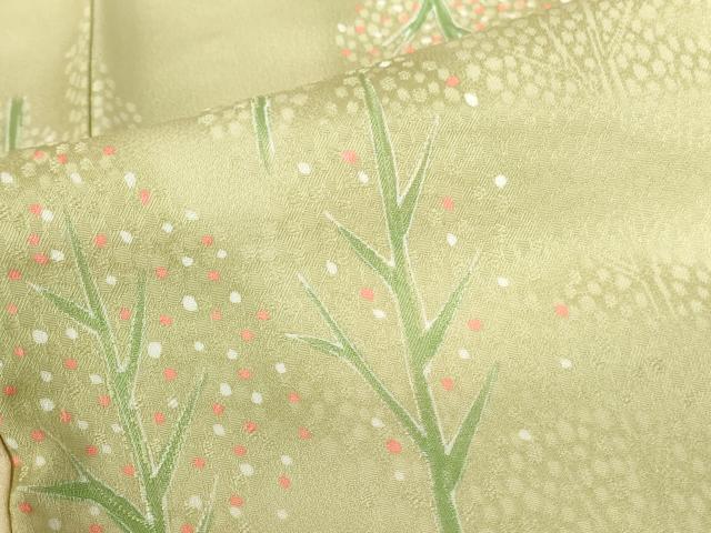 平和屋着物●上質な小紋 樹林文 暈し染め 正絹 逸品 DABH0770op