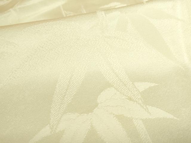 平和屋着物●上質な色無地 笹竹地紋 蒸栗色 正絹 逸品 DABH0776op
