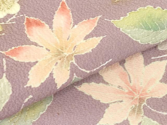 平和屋着物●訪問着 吹き寄せ花文 金彩 正絹 逸品 DABH0781op