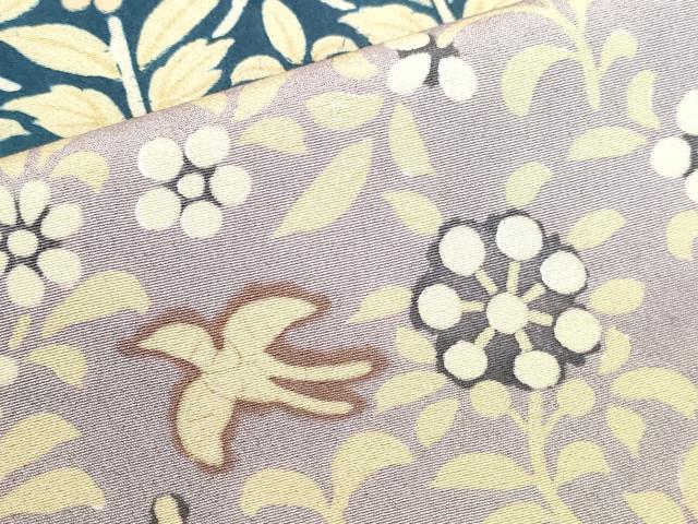 平和屋着物●訪問着 花鳥文 ろうけつ染め 暈し染め 正絹 逸品 DABH0828op