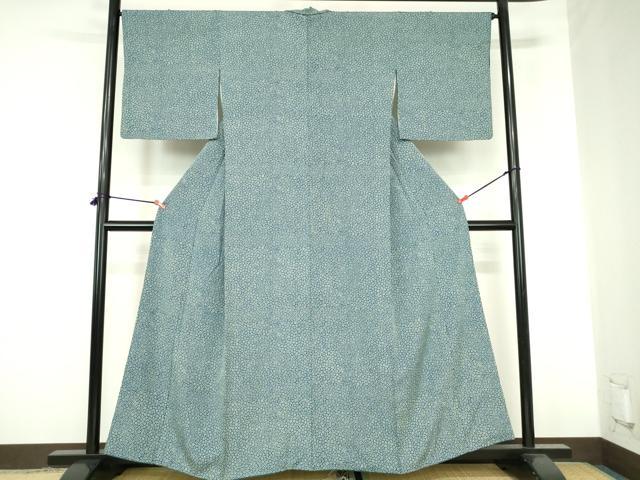 平和屋着物●江戸小紋 桜尽くし 正絹 逸品 DABH0834op