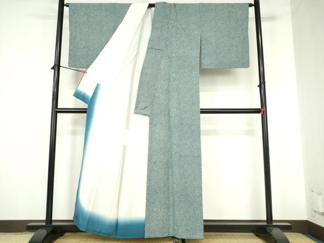 平和屋着物●江戸小紋 桜尽くし 正絹 逸品 DABH0834op