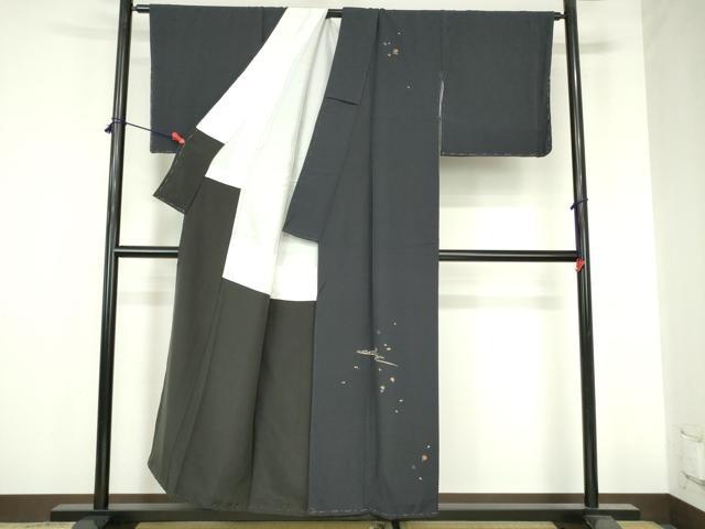 平和屋着物●訪問着 流水花文 金彩 正絹 逸品 未使用 DABH0836op