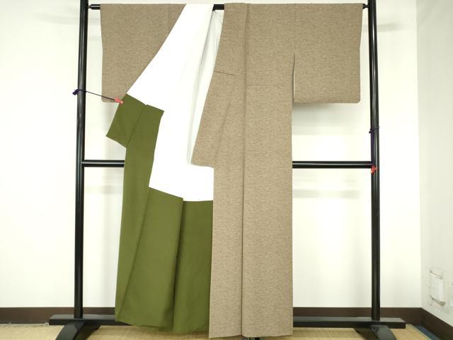 平和屋着物●上質な小紋 立波文 正絹 逸品 DABH0859op