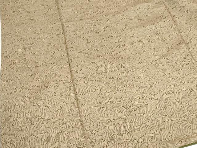 平和屋着物●上質な小紋 立波文 正絹 逸品 DABH0859op