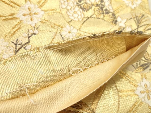 平和屋本店▼六通柄袋帯 歌仙の宴 本金引箔 正絹 逸品 DABH0896op