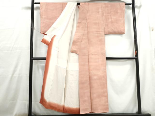 平和屋着物■上質な小紋 霞文 暈し染め 正絹 逸品 DABH1008qa