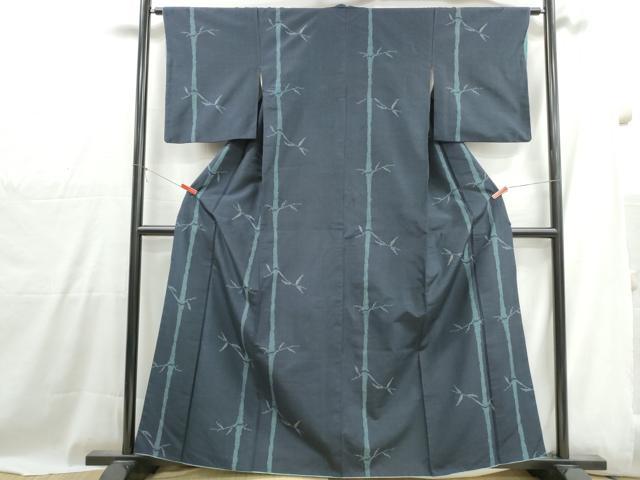 平和屋着物■上質な紬 笹竹文 松坂屋扱い 正絹 逸品 DABH1015qa