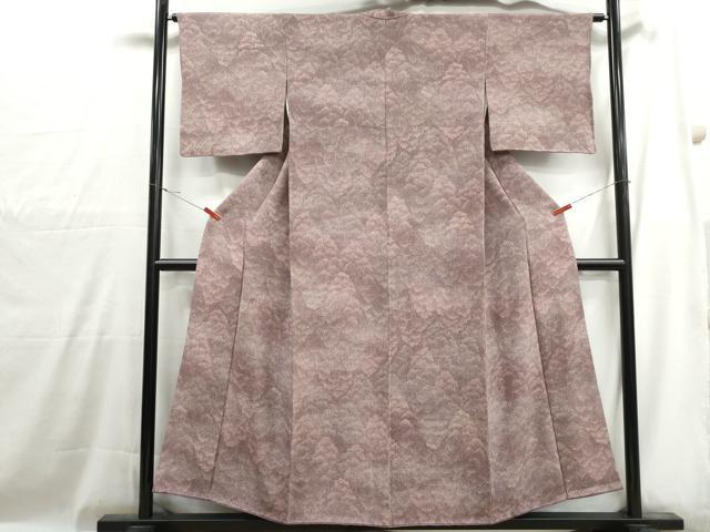 平和屋着物■伝統工芸士 廣瀬雄望 小紋 樹林文 鮫小紋 正絹 逸品 DABH1025qa