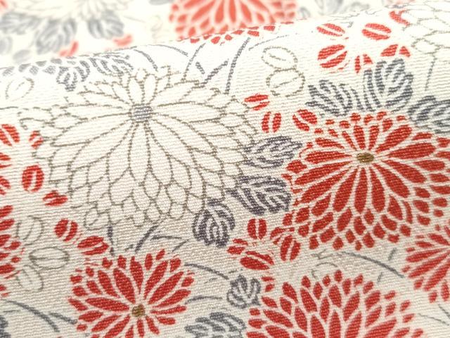 平和屋着物■上質な小紋 菊尽くし 金彩 正絹 逸品 DABH1026qa