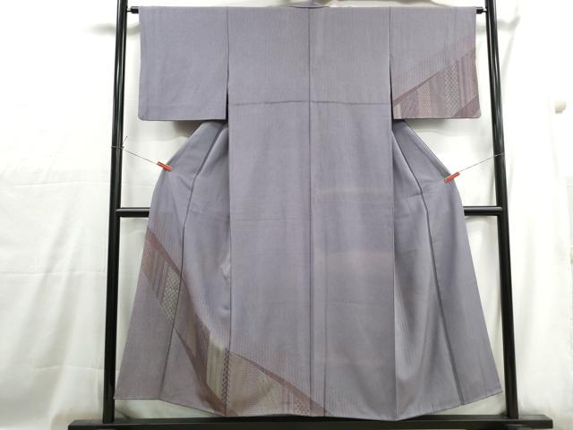 平和屋着物■訪問着 幾何学間道 正絹 逸品 DABH1030qa