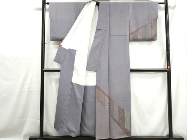 平和屋着物■訪問着 幾何学間道 正絹 逸品 DABH1030qa