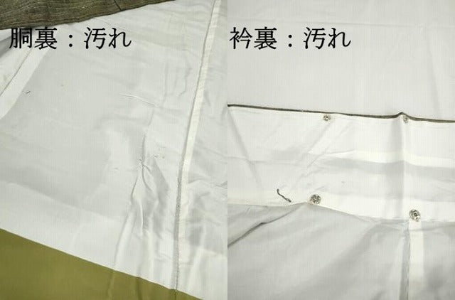 平和屋着物■上質な紬 間道 正絹 逸品 DABH1051qa