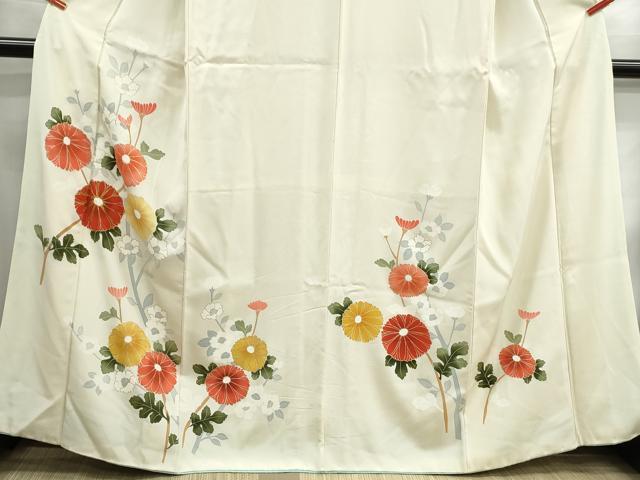 平和屋着物■訪問着 駒刺繍 枝花文 金彩 正絹 逸品 DABH1076qa