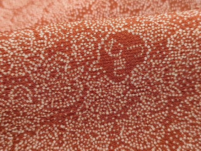 平和屋着物■江戸小紋 草花文 むつき 正絹 逸品 DABH1082qa