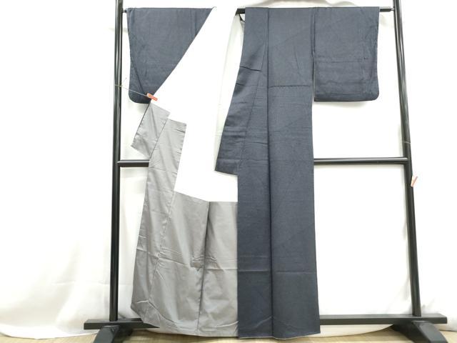 平和屋着物■上質な小紋 鹿の子文 正絹 逸品 DABH1100qa