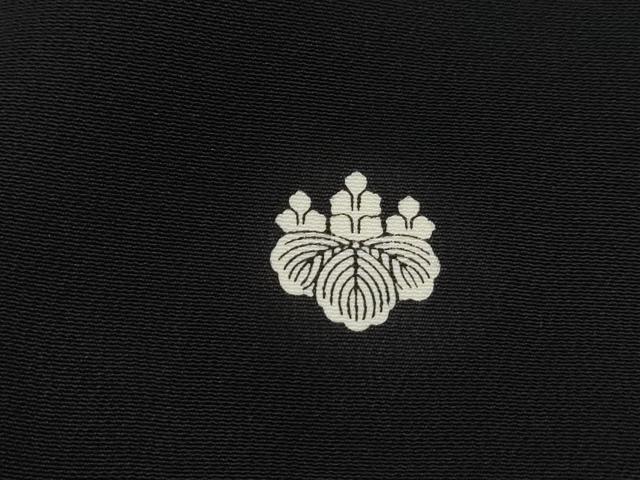 平和屋着物■豪華黒留袖 刺繍 地紙花鼓文 金彩 正絹 逸品 DABH1116qa